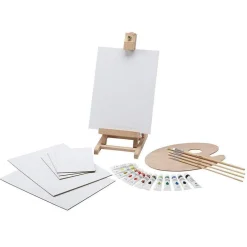 Sale Acrylic Paint and Tabletop Easel Set Art Supplies & Easels