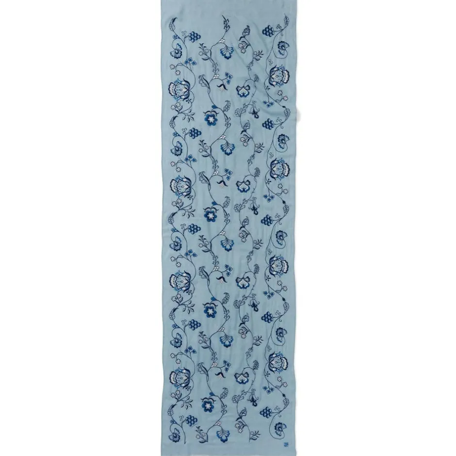 Clearance American Vines Embroidered Shawl Scarves & Wraps