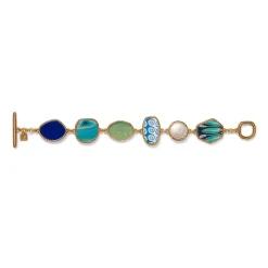New Ancient Mixed Motifs Glass Bracelet Bracelets