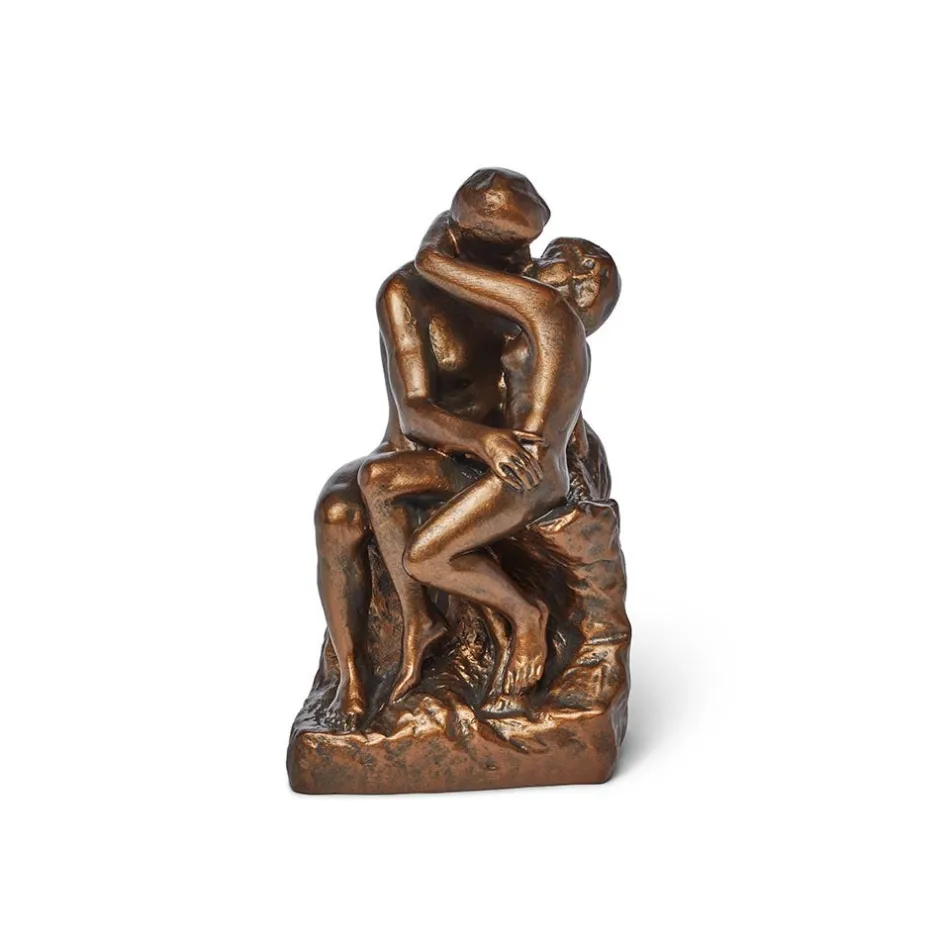 Best Auguste Rodin: The Kiss Bronze-Toned Sculpture Sculpture