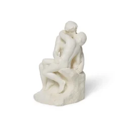 Clearance Auguste Rodin: The Kiss Medium White Sculpture Sculpture