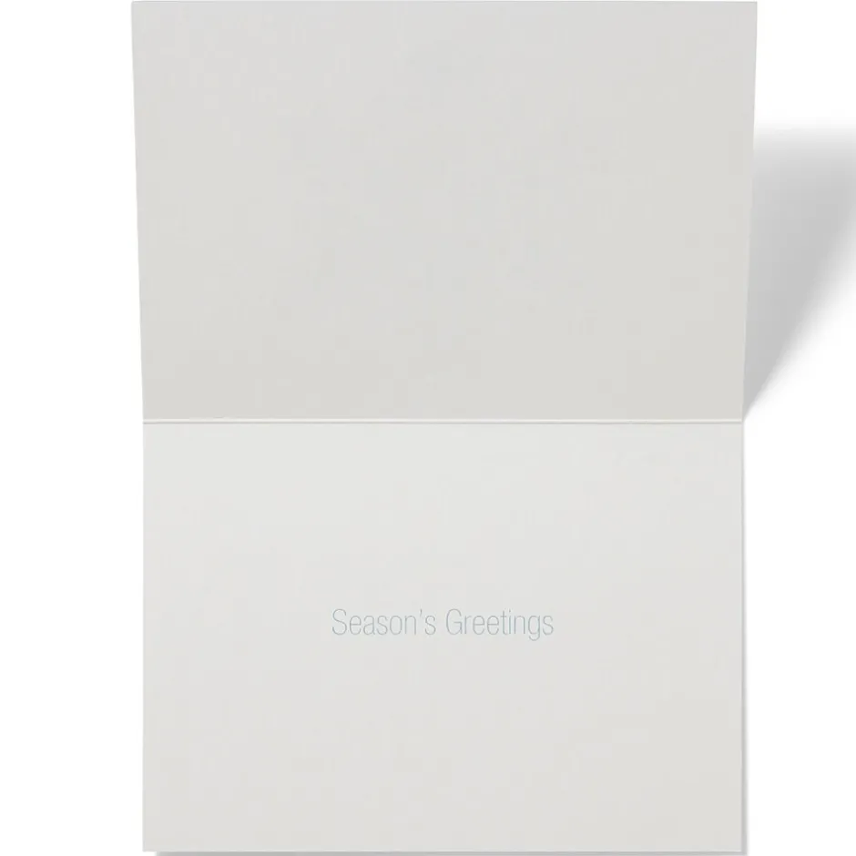 Online Bentley: Snow Crystal Fine Holiday Cards with Lined Envelopes and Foil Seals Holiday Cards