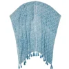 New Blue & White Qing Floral Cover-Up Clothing