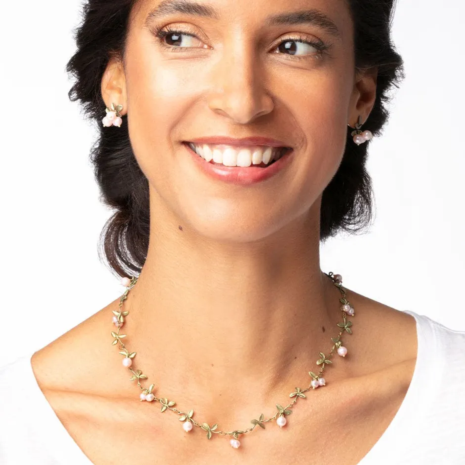 Sale Blushing Berries Necklace and Earrings Set Jewelry Sets