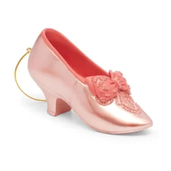 Hot Bow-Bedecked Evening Slipper Shoe Ornament Ornaments