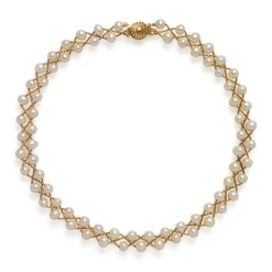 New Braided Pearl Necklace Necklaces