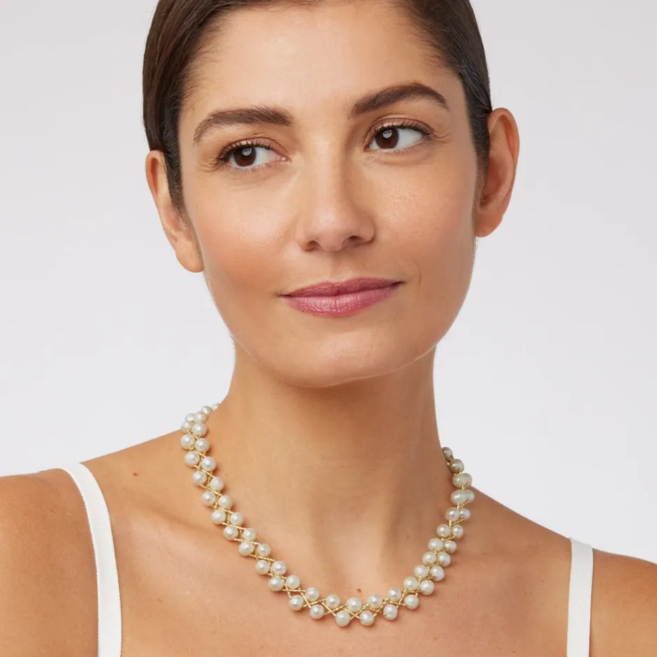 New Braided Pearl Necklace Necklaces
