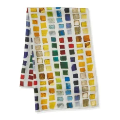 Sale Byzantine Tesserae Oblong Silk Scarf Scarves & Wraps