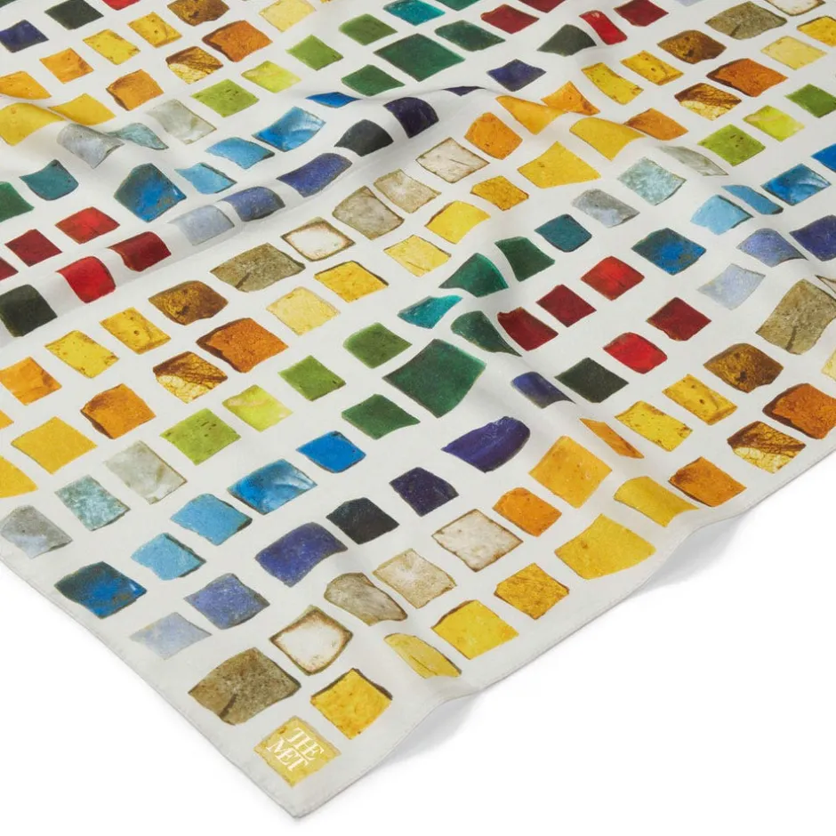 Sale Byzantine Tesserae Oblong Silk Scarf Scarves & Wraps
