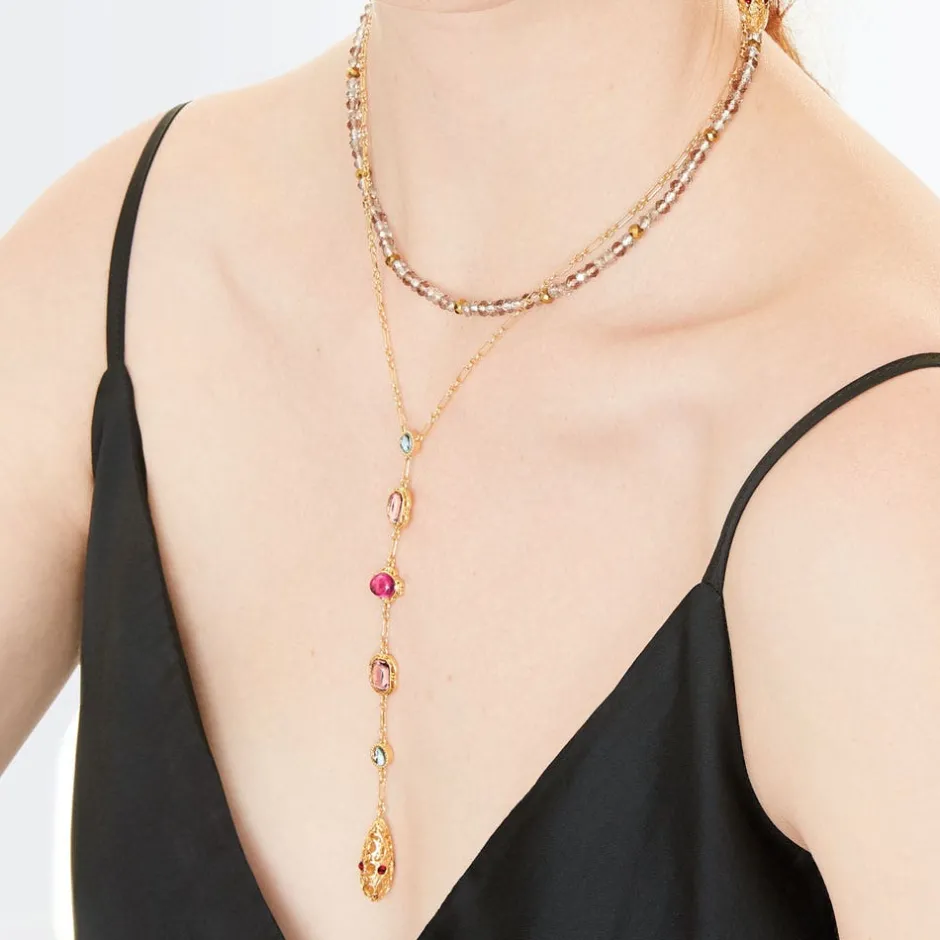 Sale Cascading Gems Y-Necklace Necklaces