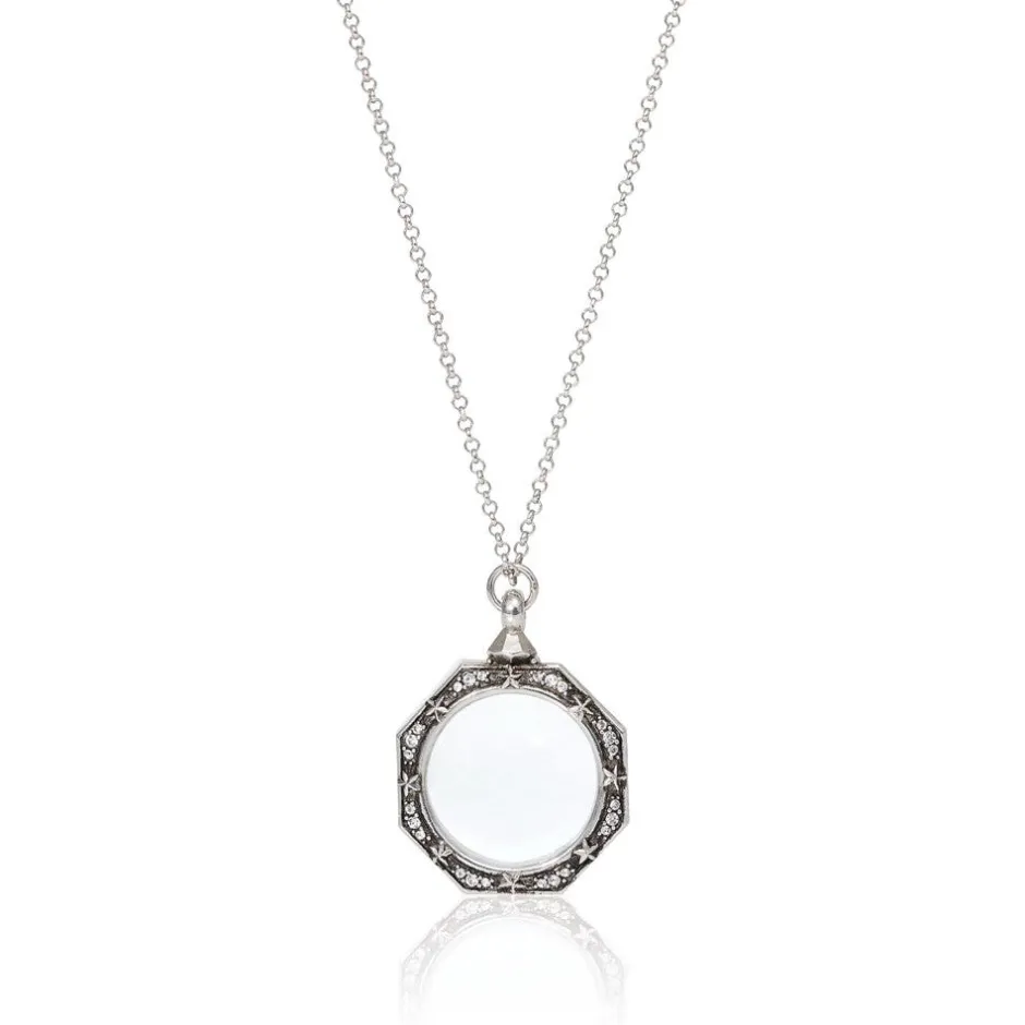 Outlet Celestial Octagonal Magnifier Pendant Necklace Necklaces