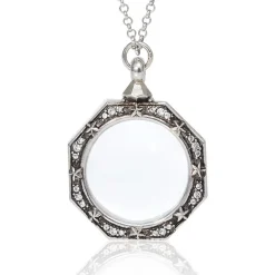 Outlet Celestial Octagonal Magnifier Pendant Necklace Necklaces