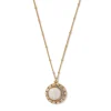 Best Celestial Symbols Carved Mother-of-Pearl Pendant Necklace Necklaces