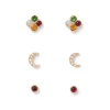 Clearance Celestial Symbols Stellar Stud Earrings Set Earrings
