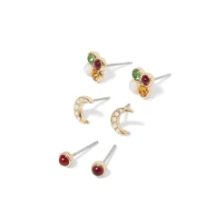 Clearance Celestial Symbols Stellar Stud Earrings Set Earrings