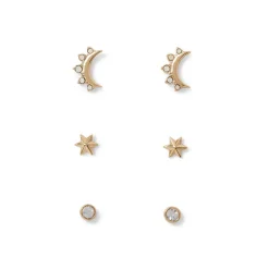 Outlet Celestial Symbols Stud Earrings Set Earrings