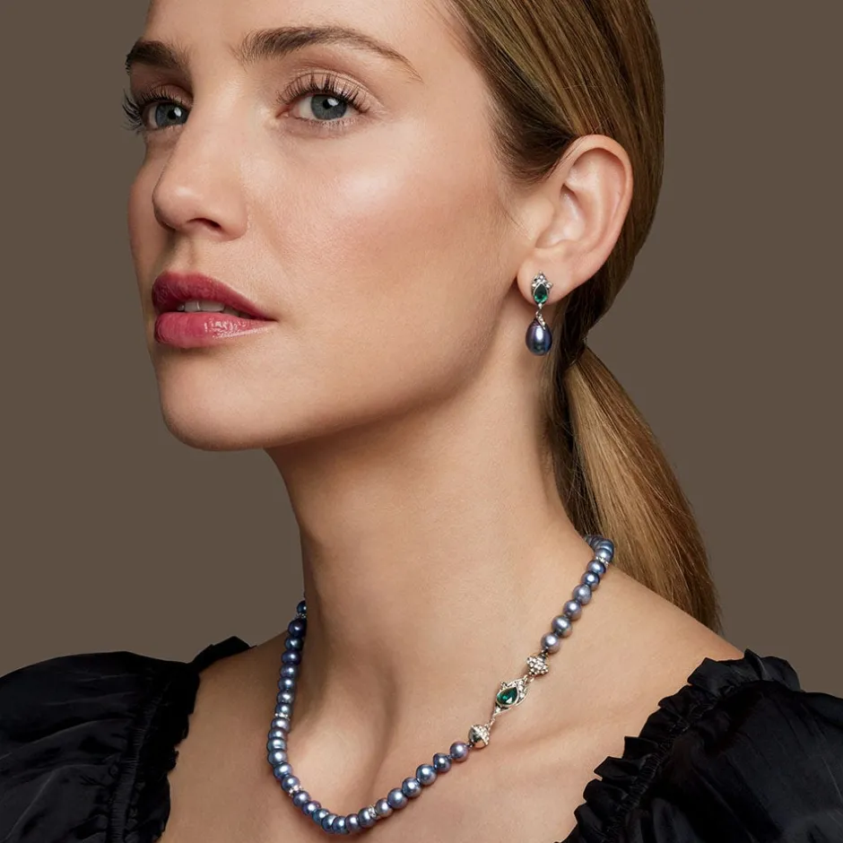Online Chelsea Peacock Pearl Necklace and Drop Earrings Set Jewelry Sets