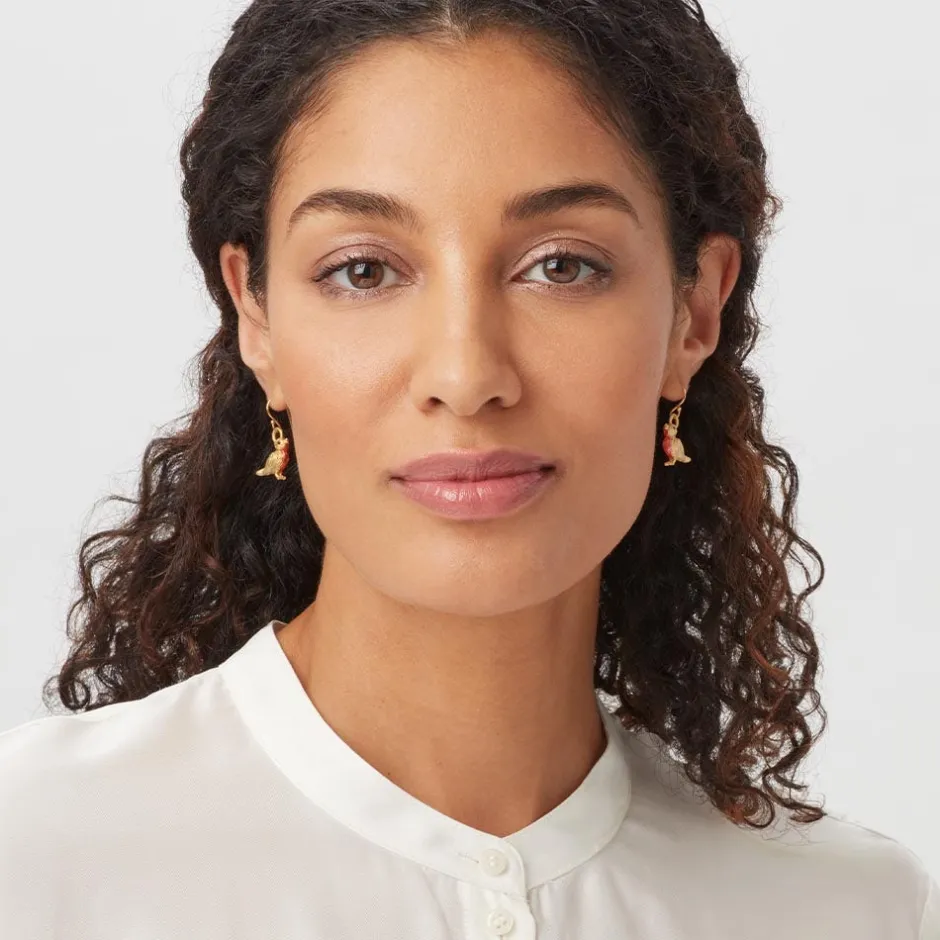 Outlet Chinese Bird Drop Earrings Earrings