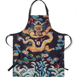 Clearance Chinese Dragon Rank Badge Apron Tableware