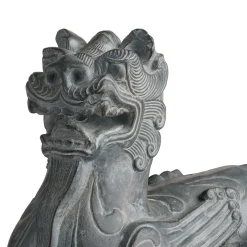Chinese Guardian Figure Bookends Sculpture|Decorative Accents