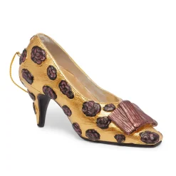 Discount Cocoa Rose Pump Shoe Ornament Ornaments