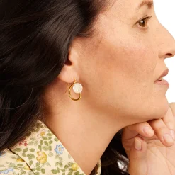 Online Coin Pearl Earrings Earrings