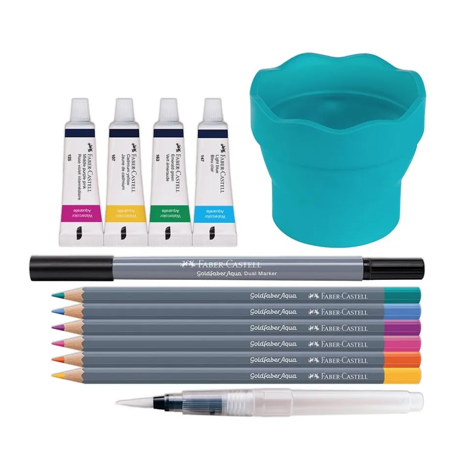 Outlet Creative Studio Try It Box: Wet Mediums Art Supplies & Easels