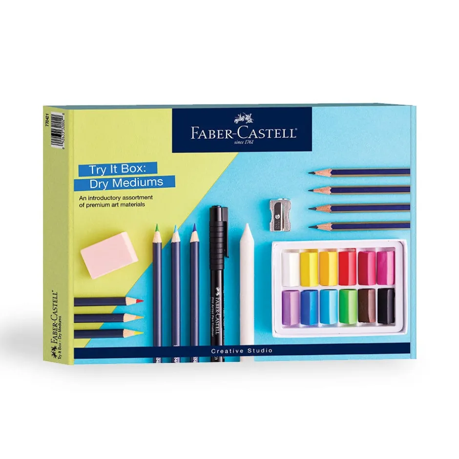 Clearance Creative Studio Try It Box: Dry Mediums Art Supplies & Easels