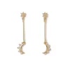 Online Crescent Moon Drop Earrings Earrings