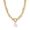 Outlet Cypriot Twist Pearl Chain Pendant Necklace Necklaces