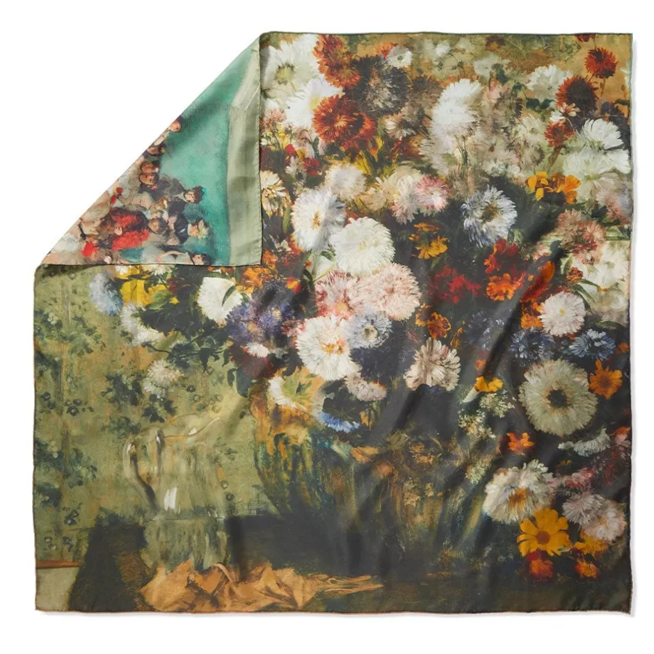 Online Degas Impressions Double-Sided Square Silk Scarf Scarves & Wraps