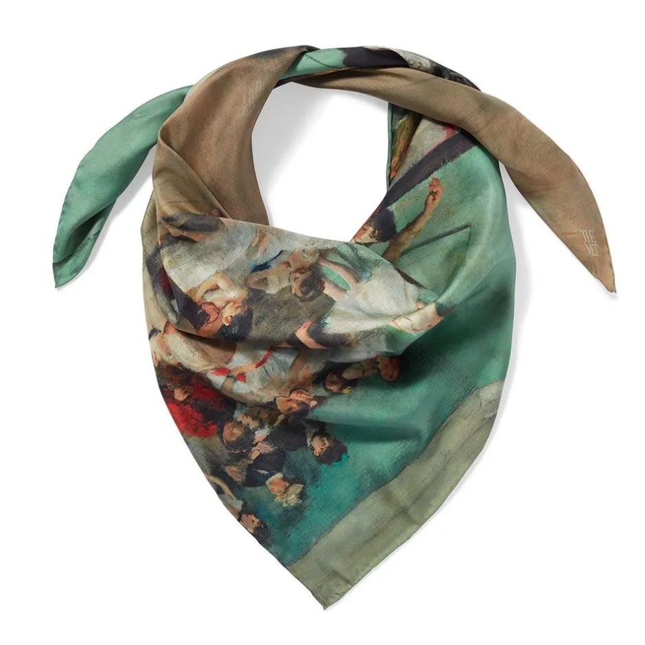 Online Degas Impressions Double-Sided Square Silk Scarf Scarves & Wraps