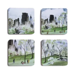 Clearance Dehn Spring in Central Park Coasters Tableware