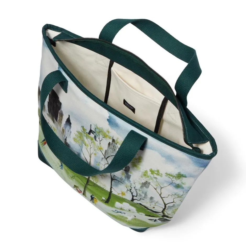 Best Dehn Spring in Central Park Zip Tote Bags