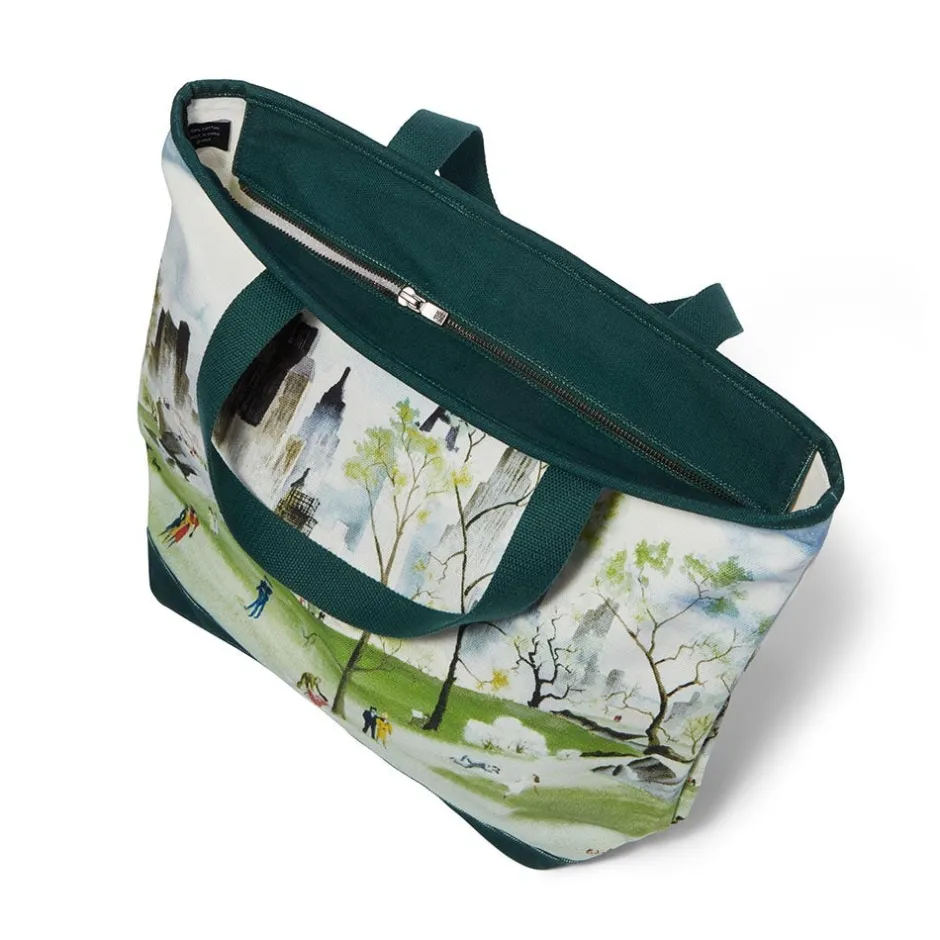 Best Dehn Spring in Central Park Zip Tote Bags