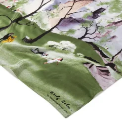 Sale Dehn Spring in Central Park Square Silk Scarf Scarves & Wraps