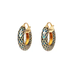 Outlet Egyptian Feather Hoop Earrings Earrings