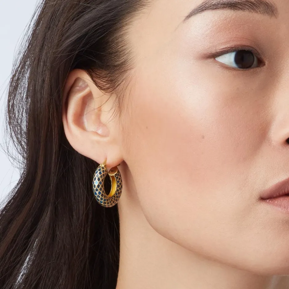 Outlet Egyptian Feather Hoop Earrings Earrings