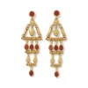 Sale Egyptian Nefer Amulet Red Jasper Chandelier Earrings Earrings