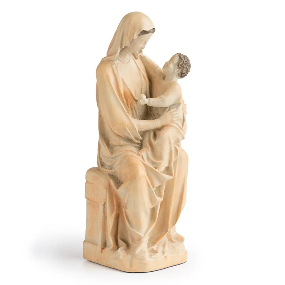 Enthroned Virgin and Child Sculpture Sculpture
