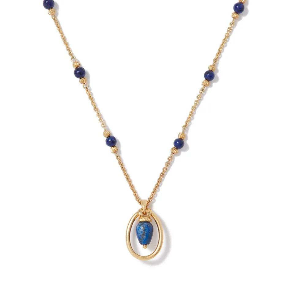 Sale Etruscan Lapis Pendant Necklace Necklaces