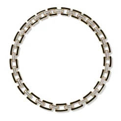 Sale European Buckle Enamel Collar Necklace Necklaces