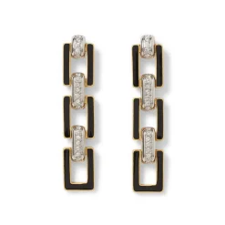 Discount European Buckle Enamel Drop Earrings Earrings