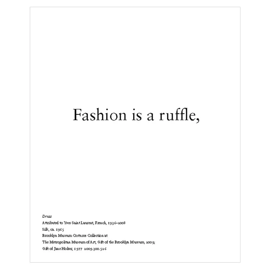 New FASHION IS... Fashion|Met Publications