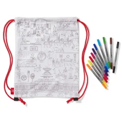 Favorite Galleries of The Met Color & Learn Washable Kids' Drawstring Backpack Art Supplies & Easels