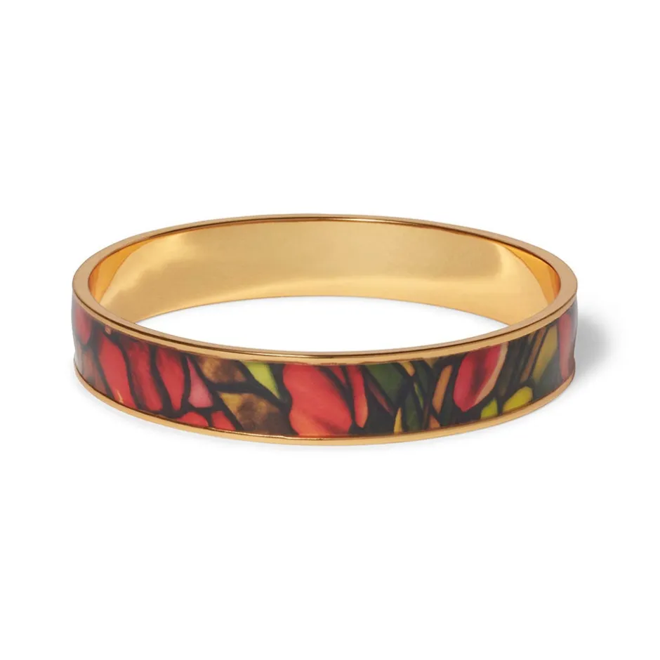 Favrile Tulip Enamel Bangle Bracelets