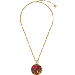 Favrile Tulip Enamel Pendant Necklace Necklaces