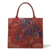 Discount Four Seasons Paisley Oversize Structured Tote Bags