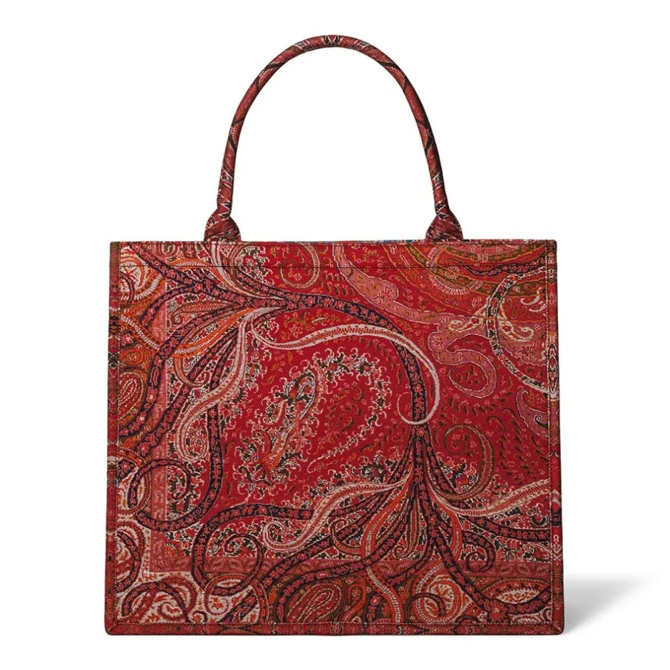Discount Four Seasons Paisley Oversize Structured Tote Bags