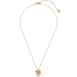 French Wreath Bow Pendant Necklace Necklaces